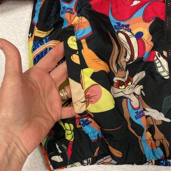 Members only space jam hooded windbreaker boys 18 - Picture 2 of 9